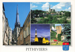 45 PITHIVIERS L EGLISE LE JARDIN DE LA MAIRIE - Pithiviers