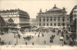 Paris CPA L'Opera Le Grand Hotel Et Le Cafe De La Paix - Paris (09)