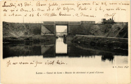 CPA LENS - Canal De LENS - Bassin De Virement Et Pont D'Avion (976549) - Avion