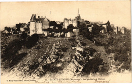 CPA SAINTE SUZANNE - VUE GENERALE ET CHATEAU (191145) - Sainte Suzanne