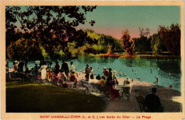 CPA St-AIGNAN-sur-CHER - Les Bords Du Cher - La Plage (740855) - Saint Aignan