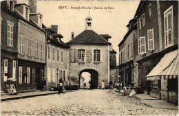 CPA ERVY - Porte St-Nicolas - Justice De Paix (71317) - Ervy-le-Chatel