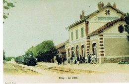 EVRY , La Gare . 2001 . Photo . - Ervy-le-Chatel