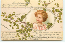 N°20798 - Clapsaddle - Fillette Blonde Dans Un Macaron - Andere & Zonder Classificatie