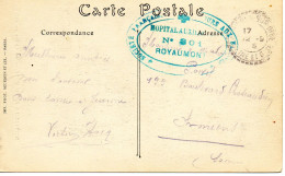 1916. "HOPITAL AUXILIAIRE N°301 .(.PHOTO DE L’HOPITAL).ROYAUMONT (SEINE ET OISE) - Guerre Mondiale (Première)