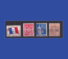 Lot 4 Timbres FRANCHISE MILITAIRE France - Vrac (max 999 Timbres)