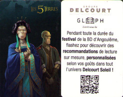 Carte Visite De LERECULEY Pour Les 5 Terres Par Delcourt - Cartes Postales