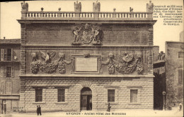 CPA Banque Avignon Ancien Hotel Des Monnaies - Banken