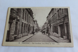 Libourne Rue Gambetta Vers L Hotel De Ville Animée Sicieté Générale - Libourne