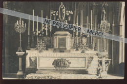 92 - SCEAUX - CARTE ECRITE PAR LE CURE DE SCEAUX -  FETE DE STE-THERESE DU 30 SEPTEMBRE- CARTE PHOTO ORIGINALE - Sceaux