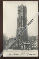 75 - PARIS 4EME - LA TOUR ST-JACQUES - CARTE PHOTO ORIGINALE - Arrondissement: 04