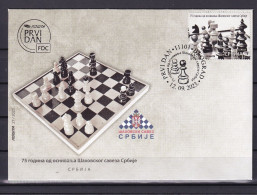 SERBIA 2023,CHESS FEDERATION OF SERBIA ,,FDC - Serbie