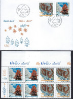 Timbres > Europe > Luxembourg > Luxemburg > FDC 2015 + Blocs à 4 Timbres  MNH**  Noël - FDC