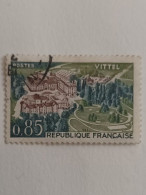 D413 - VARIÉTÉ OBLITÉRÉE FRANCE N°1393b : ARBRES DU BAS MOINS BLEUS ". - Used Stamps