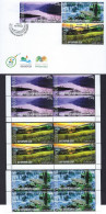 Timbres > Europe > Luxembourg > Luxemburg > FDC 2015 + Blocs à 4 Timbres  MNH**  Naturpark  Mëllerdall - FDC