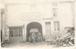 CARTE PHOTO -  Sellerie Bourrellerie M.Petitclair Peinture En Voiture, Vue à Localiser. - To Identify