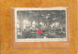 4-2025 - SAONE ET LOIRE - 71 - LE CREUSOT - Ets Schneider - Usine - Gros Plan - Atelier Montage Locomotives - Le Creusot