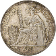 Monnaie, FRENCH INDO-CHINA, Piastre, 1925, Paris, TTB+, Argent, KM:5a.1 - Autres & Non Classés