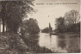 X123560 SEINE ET MARNE NEMOURS LE LOING LE BIEF DES MOULINS ET LES PERTHUIS - Nemours