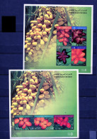 Emirats Arabes Blocs 40 - 41 - ** - Fruits - Dattes - Emirats Arabes Unis (Général)