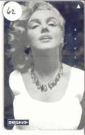 Télécarte MARILYN MONROE (62) Film Cinéma Movie Kino Phonecard JAPON JAPAN TELEFONKARTE - Cinema