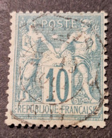 SAGE OBLITERATION PARIS (60) LEVEE EXCEPTIONNELLE / R!! - 1876-1898 Sage (Type II)