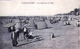 80 - Somme -  CAYEUX Sur MER -  Les Tentes Sur La Plage - Cayeux Sur Mer