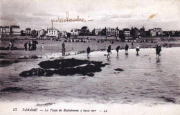 35 - Ille Et Vilaine -  PARAME ( Saint Malo ) La Plage De Rochebonne A Marée Basse - Parame