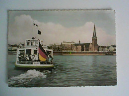 NAVE SHIP NAVIRE BOAT BATEAU TRAGHETTO DUSSEL  DUSSELDORF RHEINPARTIE - Ferries