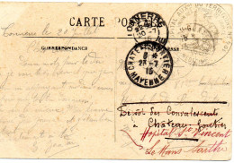 1915. "HOPITAL AUXILIAIRE N°104". U.F.F. TONNERRE  (YONNE) - WW I