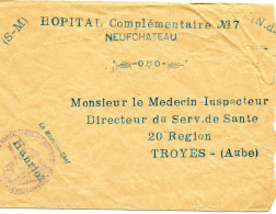 1914.  "HOPITAL COMPLEMENTAIRE  N°7". NEUFCHATEAU (VOSGES) - WW I