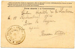 1914. "HOPITAL AUXILIAIRE N°32. S.S.B.M.".TOULON (VAR) - WW I