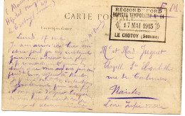 1915.  "HOPITAL TEMPORAIRE  N°44".LE CROTOY (SOMME). PHOTO VILLA «  MINUTA ».  - WW I