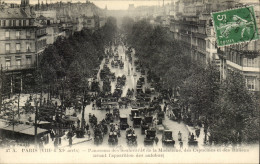 Paris CPA Panorama Des Boulevards De La Madeleine Des Capucins Et Des Italiens - Paris (09)