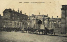 Paris Hopital Lariboisière Animée Fiacres RV - Paris (10)