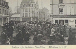 LUXEMBOURG - DIFFERDINGEN - Begräbnis Fliegeroffiziere 1917 - Cpa Non Circulée - L'état Vraiment Très Bon ! - Differdange