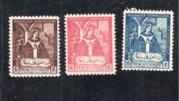 DOMINICAN REPUBLIC....1942:Michel415-17mnh** - Dominicaine (République)