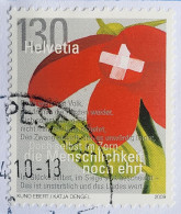 2009 Zu 1318 / Mi 2124 / YT 2042 La Suisse Vue Par Des Artistes étrangers Obl. Sur Fragment - Used Stamps