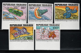 Togo 1981 Space Anniversaries Set Of 5 Imperf. MNH -scarce- - Afrika