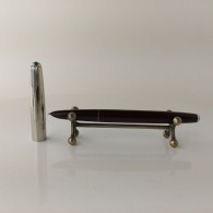 Wing Sung 612 Vintage Fountain Pen Red Plastic Chrome Trim Made In China #5829 - Lapiceros