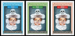 LIBYA 1997 Drugs Medicine Health Skull (MNH) - Drogue