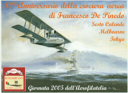 Cartolina  / Postcard /  Non Viaggiata /  Roma 2005 - Giornata Dell' Aerofilatelia - Demonstrationen
