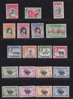 1947-49 BAHAWALPUR - SG 18+33/46a O14/31b MNH/** - Altri & Non Classificati