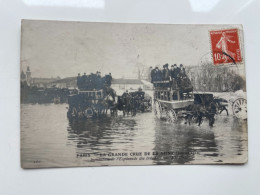 Paris . La Grande Crue De La Seines . Janvier 1910 . Inondation De L Esplanade Des Invalides - Autres & Non Classés