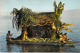 Polynésie Française Pirogue Fleurie ( Editions VERONESE 11 - Tahiti ) * PRIX FIXE - Polynésie Française