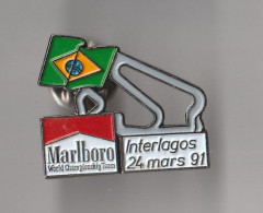 PIN'S   THEME AUTOMOBILE F 1  CIRCUIT DU BRESIL   INTERLAGOS - Automovilismo - F1