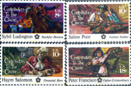 244903 MNH ESTADOS UNIDOS 1975 HEROES AMERICANOS - Militaria