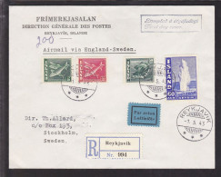 1943. Definitives. Set Of 4 On FDC. REYKJAVIK -1. 5. 43. (Michel 226A-229A) - JF111225 - FDC