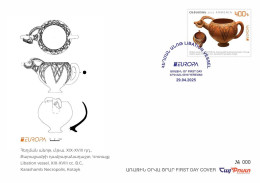 Armenia Arménie Armenien 2025 Mi 1444 Europa Archaeological Discoveries Libation Vessel XIX-XVIII Cc. B.C. MNH** - Arménie