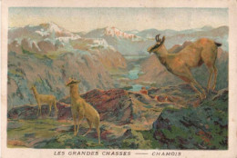 Chromo Les Grandes Chasses Chamois - Andere & Zonder Classificatie